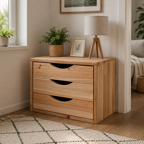 Schubladenbox holz kommode - holz,