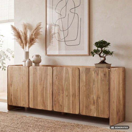 Sideboard akazie massivholz - sideboard,