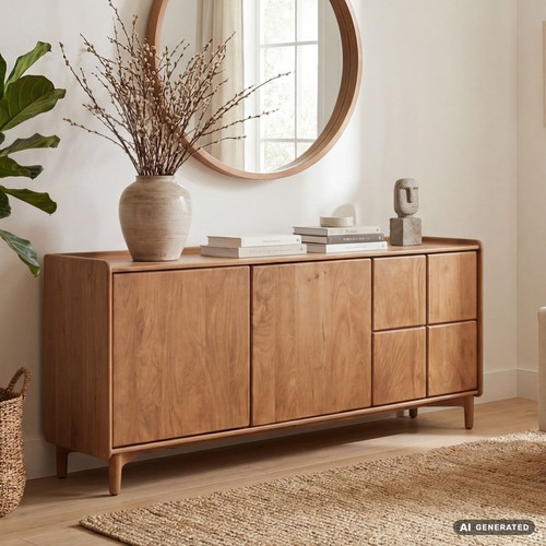 Sideboard mango massivholz - sideboard,