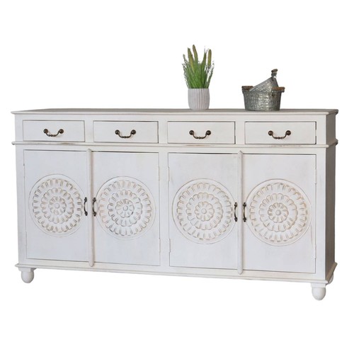 Kommode blato sideboard weiß - kommode,