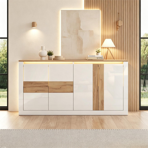 Hochglanz sideboard kommode - sideboard,
