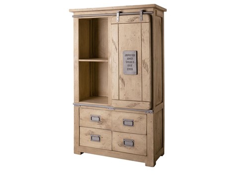 Highboard schrank mangoholz - schrank,