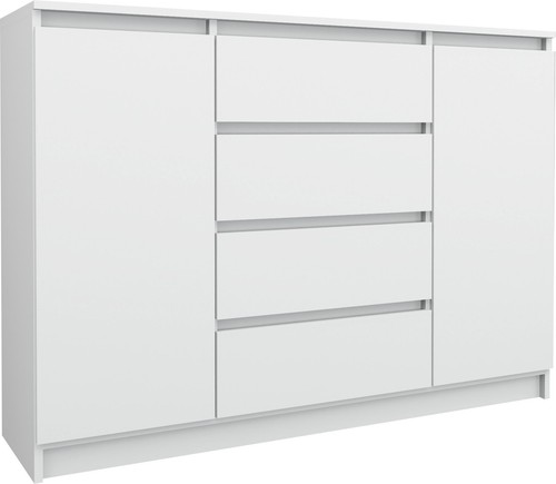 Kommode weiß 140 bella - 140,