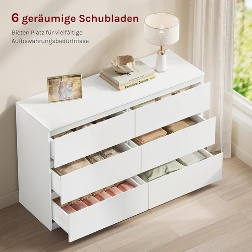 Woltu kommode weiß mit - mit, 6